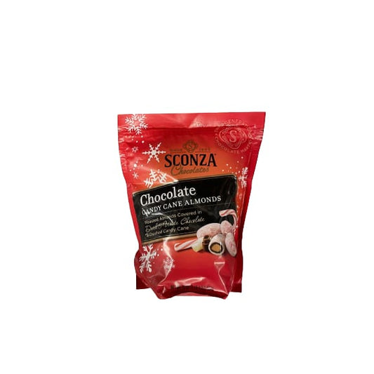 Sconza Chocolate Candy Cane Almonds 20 oz. - Sconza