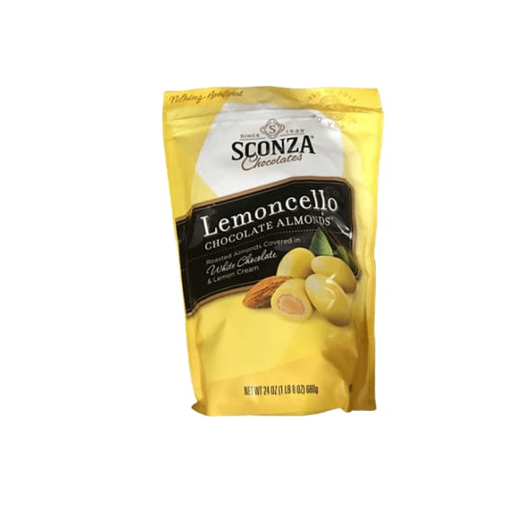 Sconza Lemoncello Chocolate Almonds, 24 Oz - ShelHealth.Com