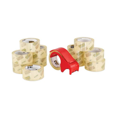 Scotch 3750 Commercial Grade Packaging Tape With Dp300 Dispenser 3 Core 1.88 X 54.6 Yds Clear 12/pack - Office - Scotch®