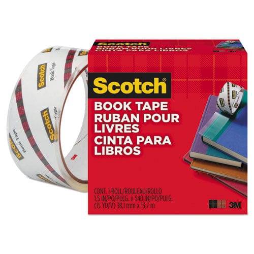 Scotch Book Tape 3 Core 4 X 15 Yds Clear - Office - Scotch®