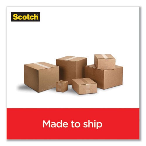 Scotch Box Lock Shipping Packaging Tape With Dispenser 3 Core 1.88 X 54.6 Yds Clear 4/pack - Office - Scotch®