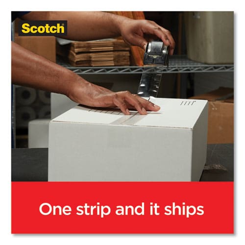 Scotch Box Lock Shipping Packaging Tape With Dispenser 3 Core 1.88 X 54.6 Yds Clear 4/pack - Office - Scotch®