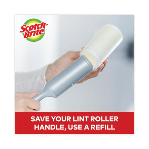 Scotch-Brite Lint Roller Heavy-duty Handle 60 Sheets/roller - Janitorial & Sanitation - Scotch-Brite™