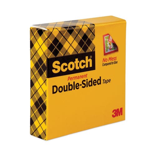 Scotch Double-sided Tape 1 Core 0.5 X 75 Ft Clear - Office - Scotch®