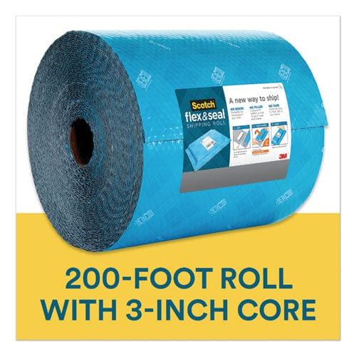 Scotch Flex And Seal Shipping Roll 15 X 200 Ft Blue/gray - Office - Scotch™