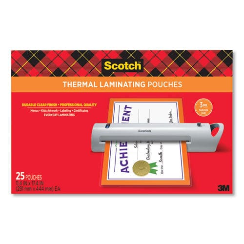 Scotch Laminating Pouches 3 Mil 8.5 X 14 Gloss Clear 20/pack - Technology - Scotch™