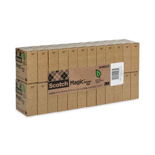 Scotch Magic Greener Tape 1 Core 0.75 X 75 Ft Clear 24/pack - School Supplies - Scotch®