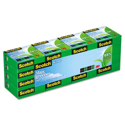 Scotch Magic Greener Tape 1 Core 0.75 X 75 Ft Clear 24/pack - School Supplies - Scotch®