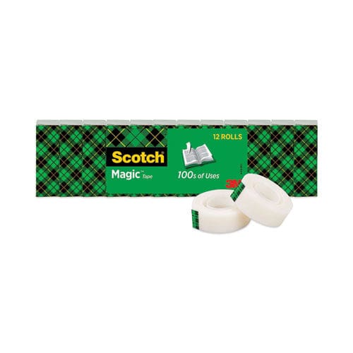 Scotch Magic Tape Value Pack 1 Core 0.75 X 83.33 Ft Clear 12/pack - School Supplies - Scotch®