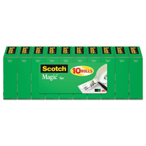 Scotch Magic Tape Value Pack 1 Core 0.75 X 83.33 Ft Clear 12/pack - School Supplies - Scotch®