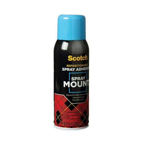 Scotch Spray Mount Repositionable Adhesive 10.25 Oz Dries Clear - School Supplies - Scotch®