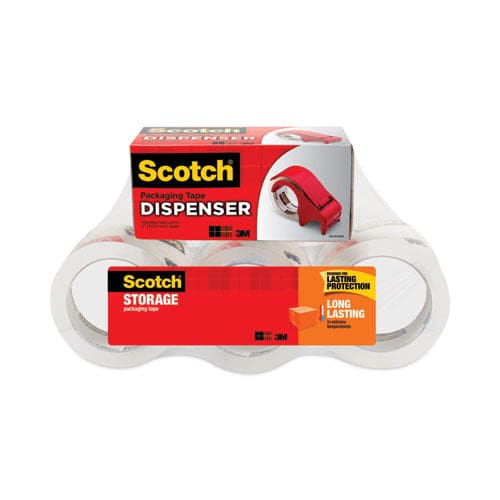 Scotch Storage Tape With Dp300 Dispenser 3 Core 1.88 X 54.6 Yds Clear 6/pack - Office - Scotch®