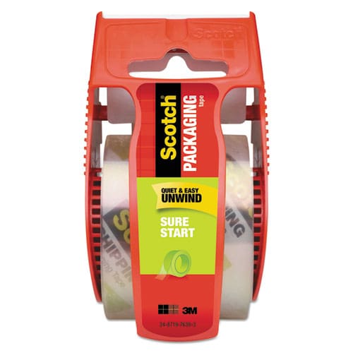 Scotch Sure Start Packaging Tape 3 Core 1.88 X 54.6 Yds Clear 8/pack - Office - Scotch®