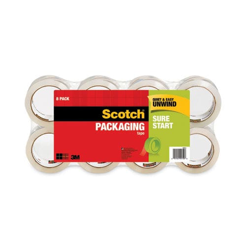Scotch Sure Start Packaging Tape 3 Core 1.88 X 54.6 Yds Clear 8/pack - Office - Scotch®
