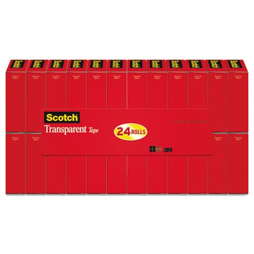 Scotch Transparent Tape 3 Core 1 X 72 Yds Transparent - School Supplies - Scotch®