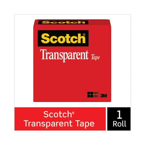 Scotch Transparent Tape 3 Core 1 X 72 Yds Transparent - School Supplies - Scotch®