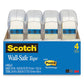 Scotch Wall-safe Tape 1 Core 0.75 X 66.66 Ft Clear 6/pack - School Supplies - Scotch®