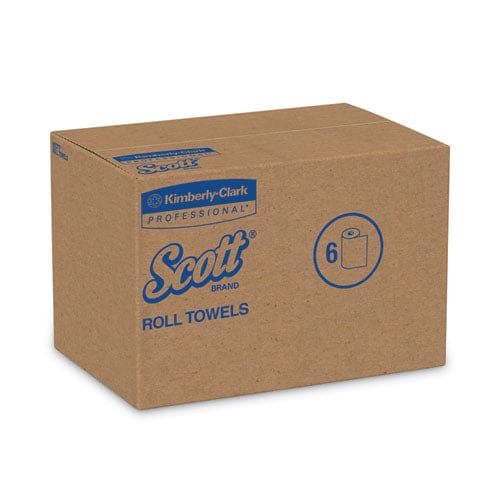 Scott Essential Hard Roll Towels For Business 1.5 Core 8 X 800 Ft Natural 12 Rolls/carton - Janitorial & Sanitation - Scott®