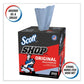 Scott Shop Towels Pop-up Box 1-ply 9 X 12 Blue 200/box 8 Boxes/carton - Janitorial & Sanitation - Scott®