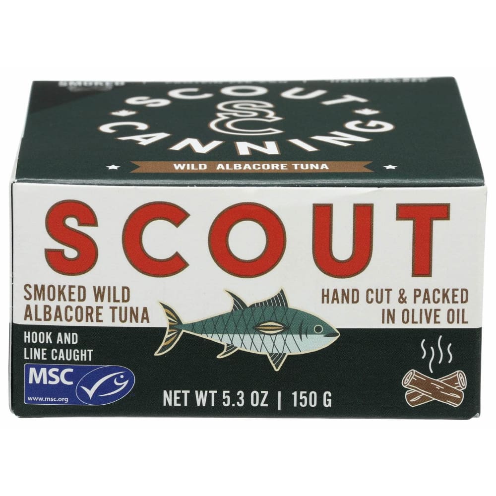 SCOUT Grocery > Pantry > Meat Poultry & Seafood SCOUT Smoked Wild Albacore Tuna, 5.3 oz