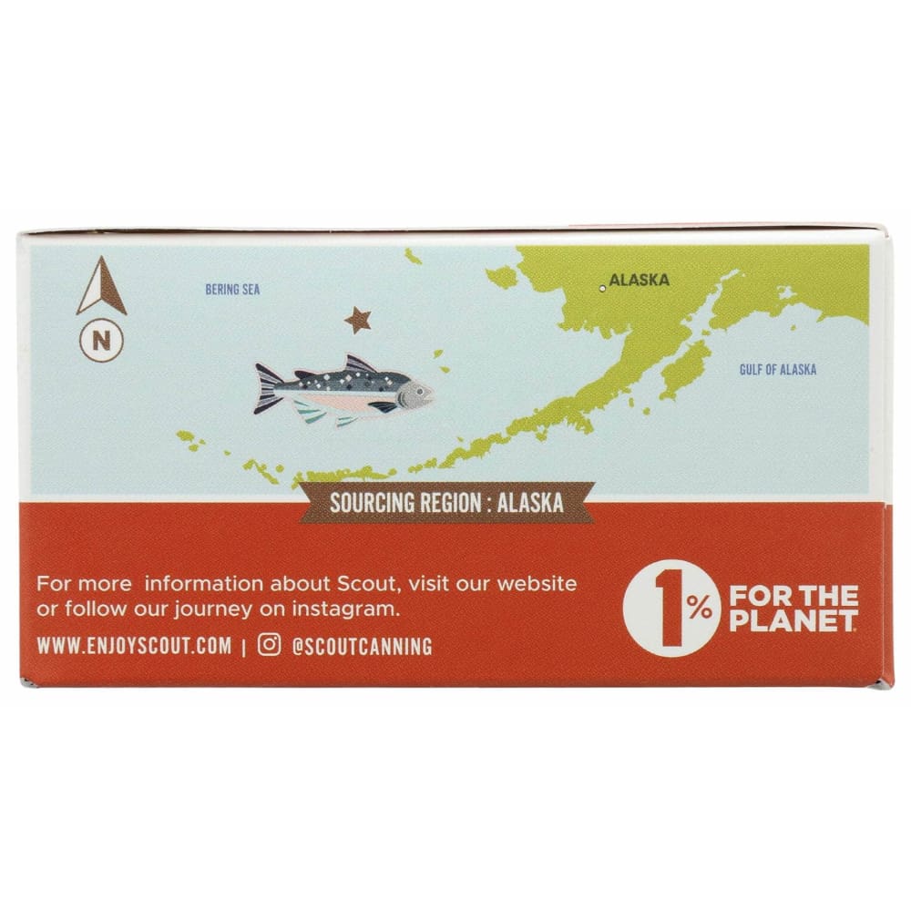 SCOUT Grocery > Pantry > Meat Poultry & Seafood SCOUT Smoked Wild Pink Salmon, 5.3 oz