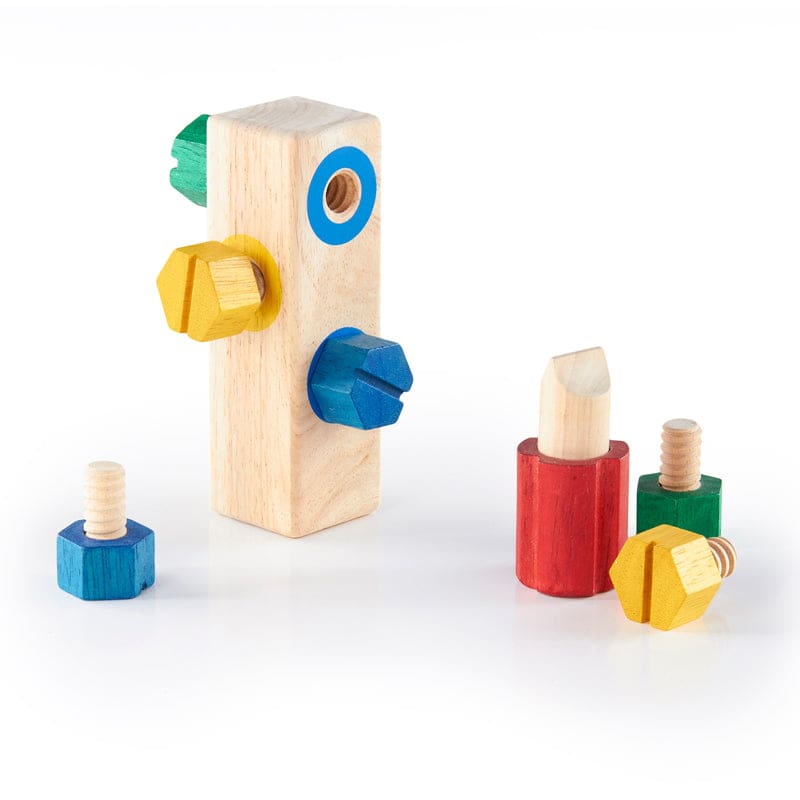 Screw Block (Pack of 2) - Blocks & Construction Play - Guidecraft Usa