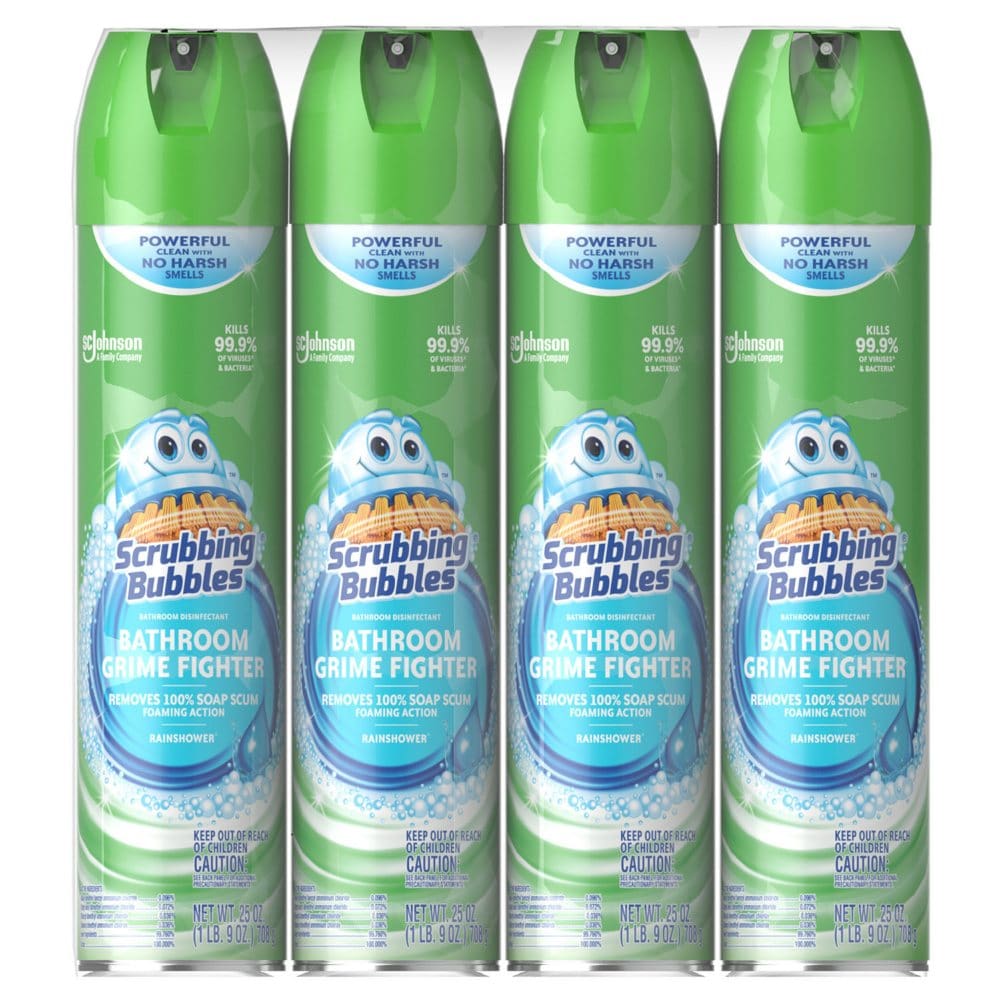 Scrubbing Bubbles Foaming Bathroom Cleaner Rainshower (25 oz. 4 pk.) - Cleaning Supplies - Scrubbing Bubbles