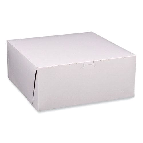 SCT Bakery Boxes 14 X 14 X 6 White Paper 50/carton - Food Service - SCT®