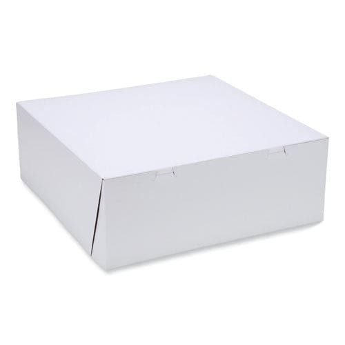 SCT Bakery Boxes 16 X 16 X 6 White Paper 50/carton - Food Service - SCT®
