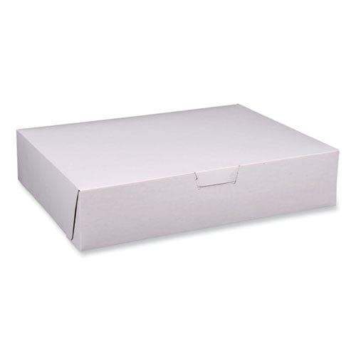 SCT Bakery Boxes 19 X 14 X 4 White Paper 50/carton - Food Service - SCT®