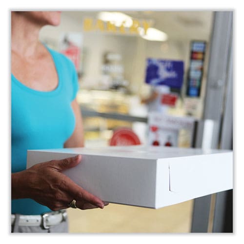 SCT Bakery Boxes 19 X 14 X 4 White Paper 50/carton - Food Service - SCT®