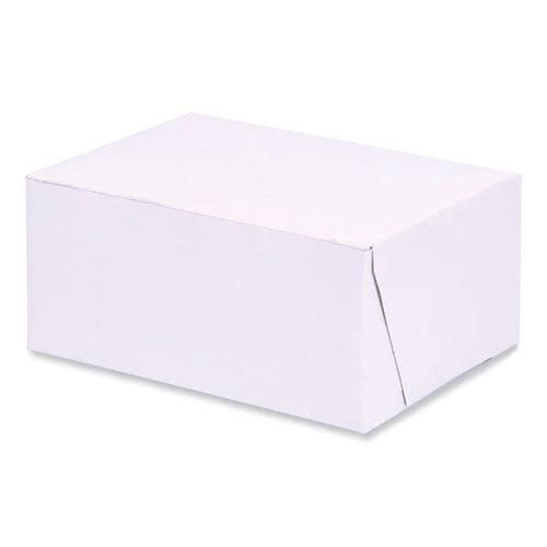 SCT Bakery Boxes 6 X 4.45 X 2.75 White Paper 250/carton - Food Service - SCT®