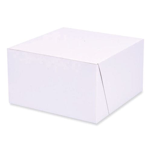 SCT Bakery Boxes 7 X 7 X 4 White Paper 250/carton - Food Service - SCT®