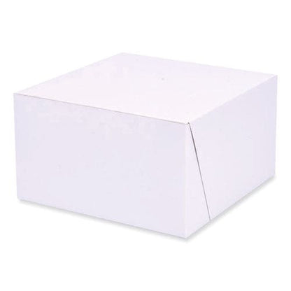 SCT Bakery Boxes 7 X 7 X 4 White Paper 250/carton - Food Service - SCT®