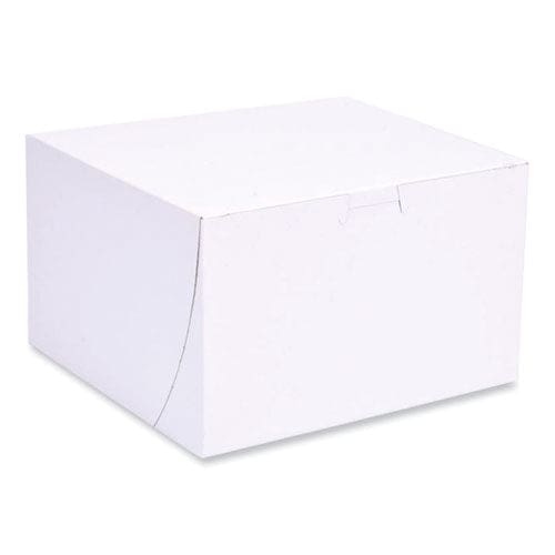 SCT Bakery Boxes 8 X 8 X 5 White Paper 100/carton - Food Service - SCT®