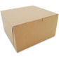 SCT Bakery Boxes 9 X 9 X 2.5 White Paper 250/carton - Food Service - SCT®