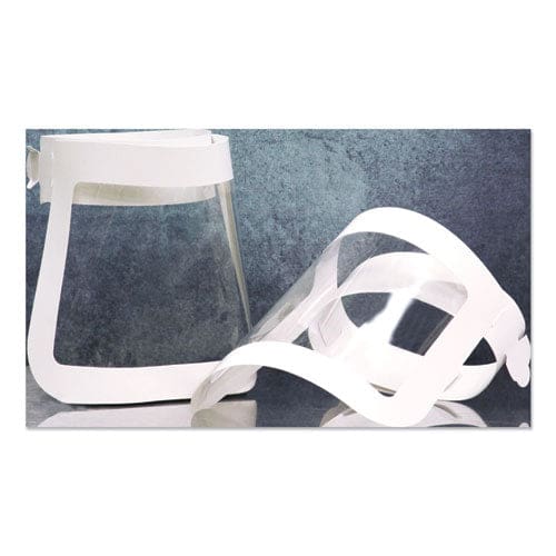 SCT Face Shield 20.5 To 26.13 X 10.69 One Size Fits All Clear/white 225/carton - Janitorial & Sanitation - SCT®