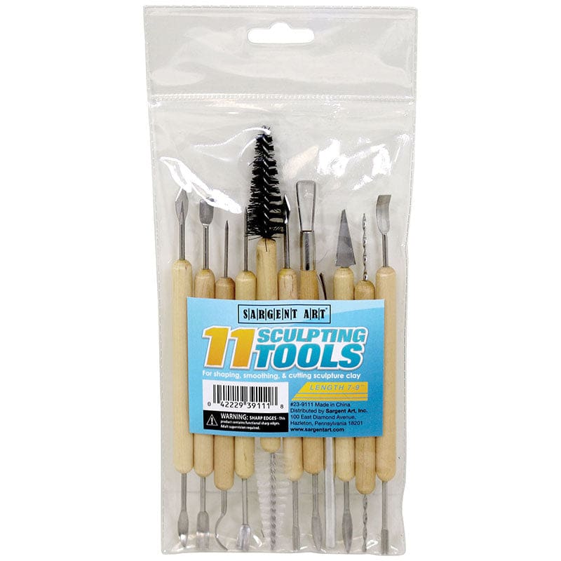 Sculpting Tools 11 Piece Set (Pack of 3) - Clay & Clay Tools - Sargent Art Inc.