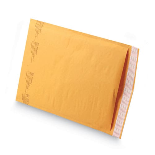 Sealed Air Jiffylite Self-seal Bubble Mailer #4 Barrier Bubble Air Cell Cushion Self-adhesive Closure 9.5 X 14.5 Brown Kraft,100/ct - Office