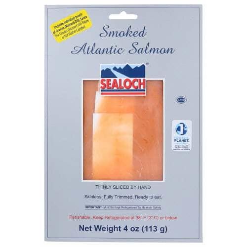 SEALOCH Grocery > Frozen SEALOCH: Salmon Smoked Atlantic, 4 oz