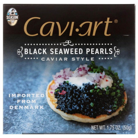 SEASON SEASON Caviart Blk Seaweed Pearls, 1.75 oz