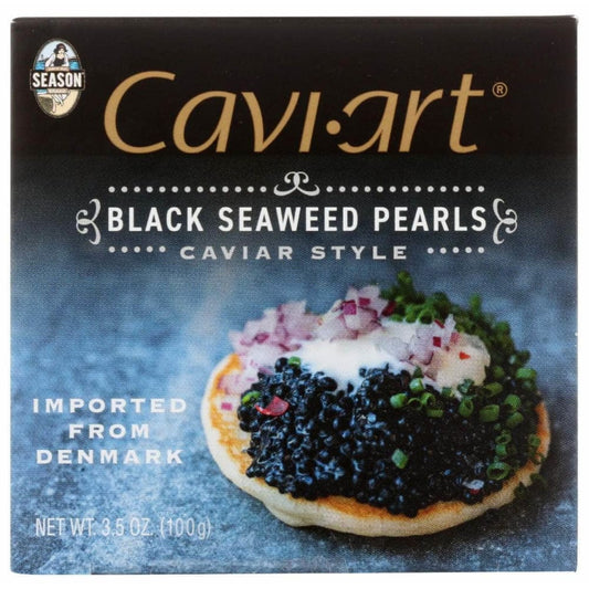 SEASON SEASON Caviart Blk Seaweed Pearls, 3.5 oz