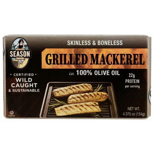 SEASON SEASON Mackerel Sknls Bonelss Gr, 4.375 oz