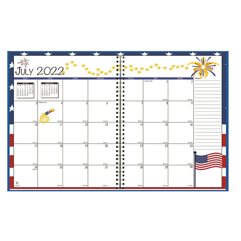 Seasonal Monthly Planner Jul-Jun Academic (Pack of 2) - Calendars - House Of Doolittle