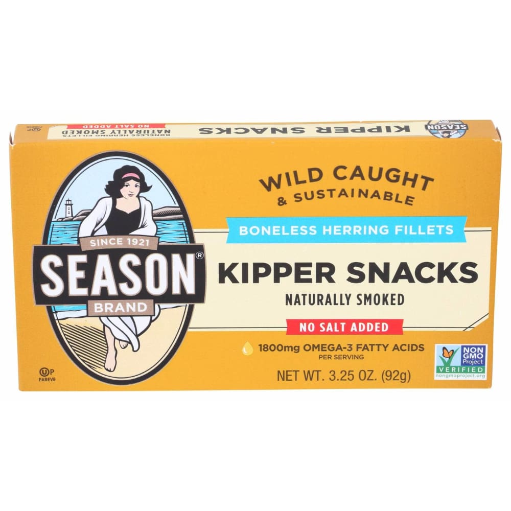 SEASONS SEASONS Kipper Snacks No Salt Added, 3.25 oz