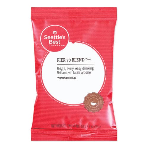 Seattle’s Best Premeasured Coffee Packs Pier 70 Blend 2 Oz Packet 18/box - Food Service - Seattle’s Best™