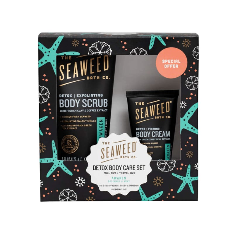 SEAWEED BATH COMPANY SEAWEED BATH COMPANY Detox Body Care Set, 2 pc