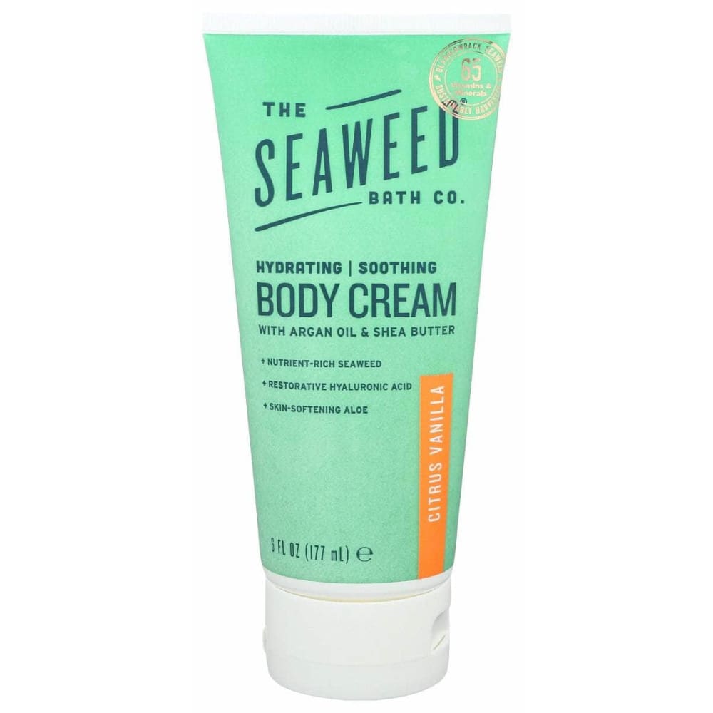 SEAWEED BATH COMPANY SEAWEED BATH COMPANY Hydrating Soothing Body Cream Citrus Vanilla, 6 oz