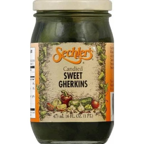 SECHLERS SECHLERS Candied Sweet Gherkins Pickles, 16 oz