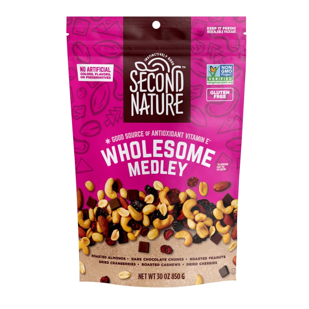 Second Nature Wholesome Medley Trail Mix 30 oz. - Second